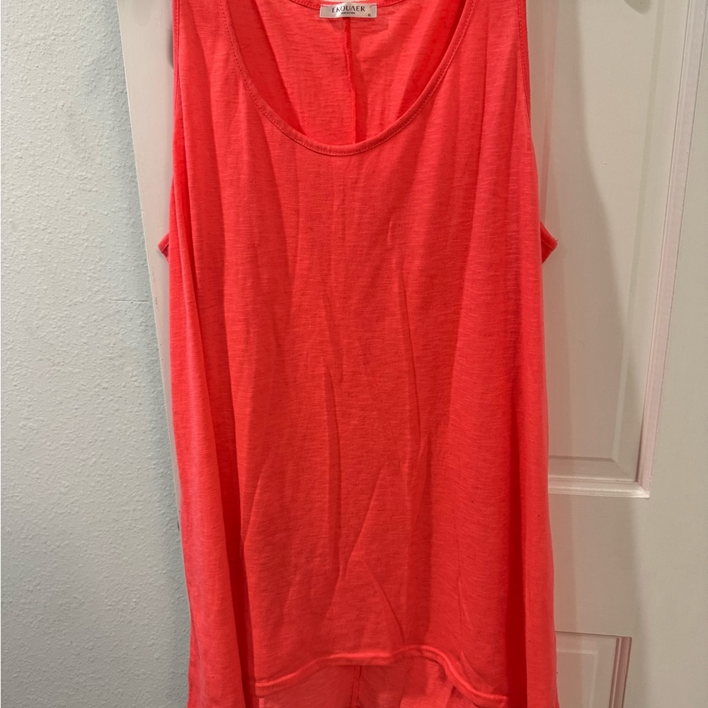 Ekouaer Coral Flowy Beach Cover‎ Up Size XL